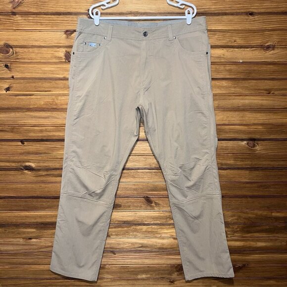 Kuhl Other - KUHL Radikl Pants Mens Size 40x32 Lightweight Stretch Hiking Trail Outdoor Khaki